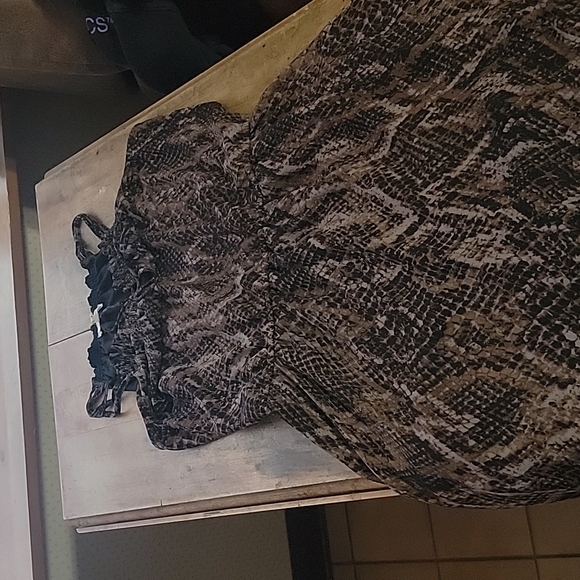 Maurices Snake Print Dress Small - Picture 2 of 3